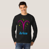 Pansexual Pan Aries Zodiac Sign Astrology LGBTQ LG T-Shirt (Vorne ganz)
