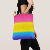 Pansexual Pan Gradient Pride Flag: Horizontal Tasche (Von Nahem)