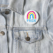 Pansexual Pan Pride Painted Crayon Rainbow Button (Beispiel)