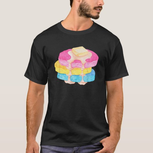Pansexual Pancake T Shirt (Vorderseite)
