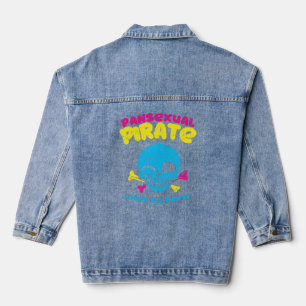 Pansexual Pirate Lieben alle Hintern lustigen Long Jeansjacke