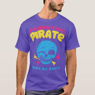 Pansexual Pirate Lieben alle Hintern lustigen Long T-Shirt