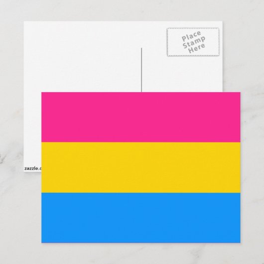 Pansexual Postkarte (Vorne/Hinten)