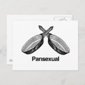 Pansexual - postkarte (Vorne/Hinten)