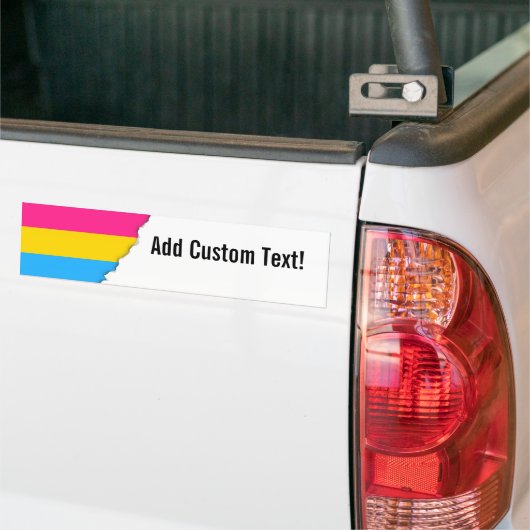 Pansexual Pride Autoaufkleber (Auf Lkw)