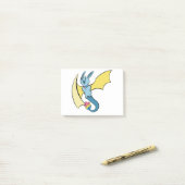 Pansexual Pride Bat Dragon Post-it Klebezettel (Auf Schreibtisch)