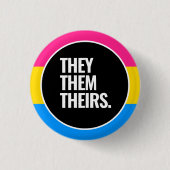 Pansexual Pride Button (Vorderseite)