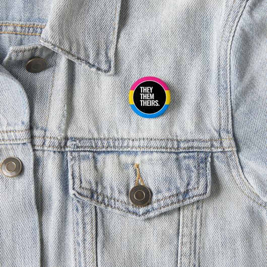 Pansexual Pride Button (Beispiel)