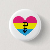 Pansexual Pride Button (Vorderseite)