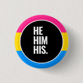 Pansexual Pride Button (Vorderseite)