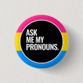Pansexual Pride Button (Vorderseite)