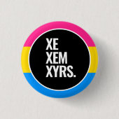 Pansexual Pride Button (Vorderseite)