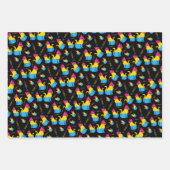 Pansexual Pride Cat - Seien Sie sich selbst Geschenkpapier Set (Vorderseite 3)