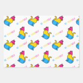 Pansexual Pride Cat - Seien Sie sich selbst Geschenkpapier Set (Vorderseite 2)