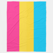 Pansexual Pride Cosy Fleece Blanket (Vorderseite)