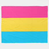 Pansexual Pride Cosy Fleece Blanket (Vorderseite (Horizontal))