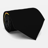 Pansexual Pride Diagonal Krawatte: Fett gefärbt, s Krawatte (Gerollt)