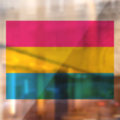 Pansexual Pride Fensteraufkleber (Blatt 2)