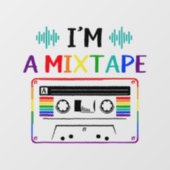 Pansexual Pride Fensteraufkleber (Blatt)