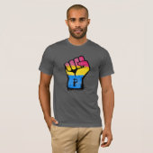 Pansexual Pride Fist T-Shirt (Vorne ganz)