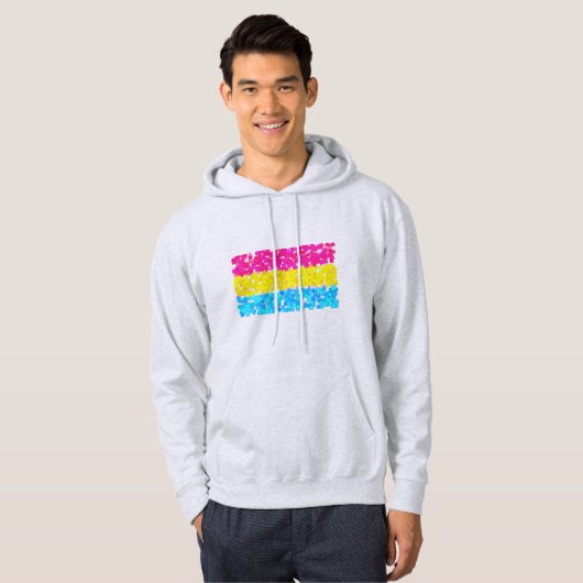 Pansexual Pride Flag Hoodie (Vorne ganz)