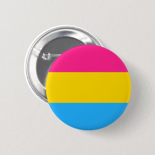 Pansexual Pride Flag LGBT Pride Button (Vorne & Hinten)