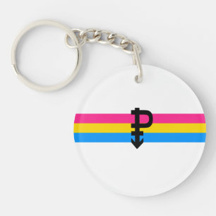 Pansexual Pride Flag Schlüsselanhänger
