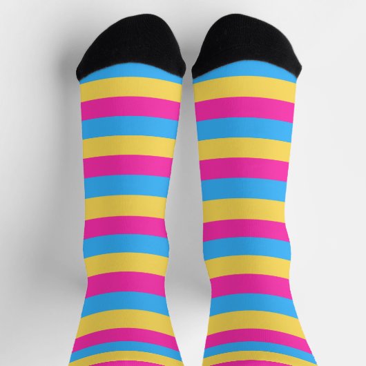 Pansexual PRIDE Flag Socken (Oben)