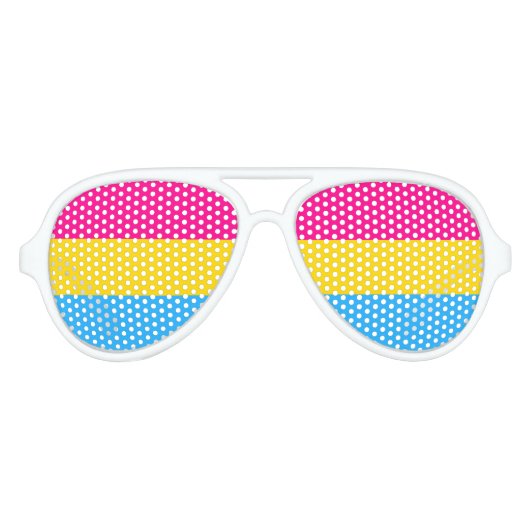 "PANSEXUAL PRIDE FLAG" SONNENBRILLE (Vorderseite)