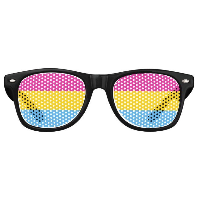 Pansexual Pride Flag Sonnenbrille (Vorderseite)