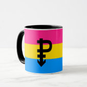 Pansexual Pride Flag Tasse (Vorderseite Links)