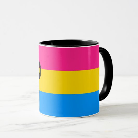 Pansexual Pride Flag Tasse (VorderseiteRechts)