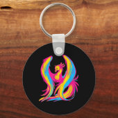 Pansexual Pride Funny Design Farben PANSEXUAL Schlüsselanhänger (Vorderseite)
