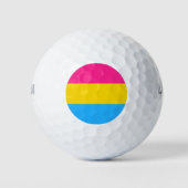 Pansexual Pride Golfball (Vorderseite)