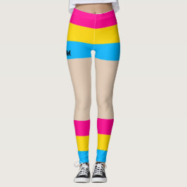 Pansexual Pride Imitate Shorts & Legs Leggings