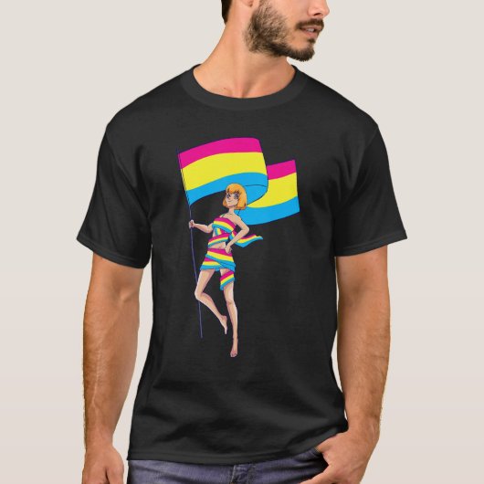 Pansexual Pride Lgbt T-Shirt (Vorderseite)
