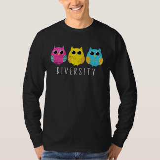 Pansexual Pride Owl Pan LGBTQ T-Shirt