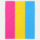 Pansexual Pride (Pan Flag) Fleecedecke (Vorderseite)