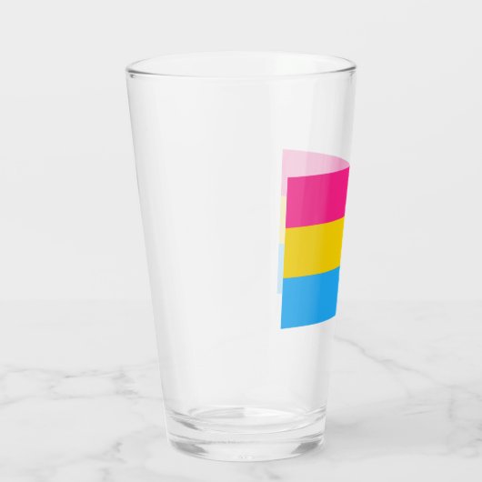 Pansexual Pride (Pan Flag) Glas (Rechts)