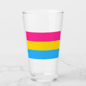 Pansexual Pride (Pan Flag) Glas (Vorderseite)