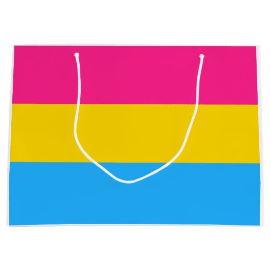 Pansexual Pride (Pan Flag) Große Geschenktüte (Vorderseite)
