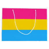 Pansexual Pride (Pan Flag) Große Geschenktüte (Rückseite)