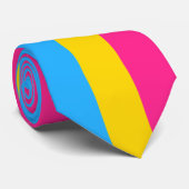 Pansexual Pride (Pan Flag) Krawatte (Gerollt)