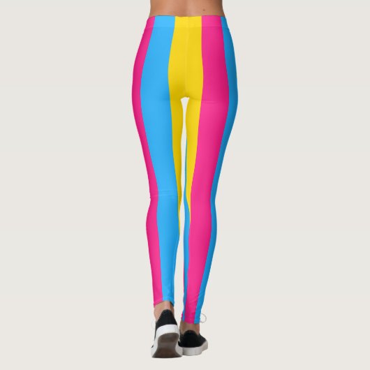 Pansexual Pride (Pan Flag) Leggings (Rückseite)