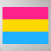 Pansexual Pride (Pan Flag) Poster (Vorne)