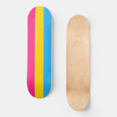 Pansexual Pride (Pan Flag) Skateboard (Vorderseite)