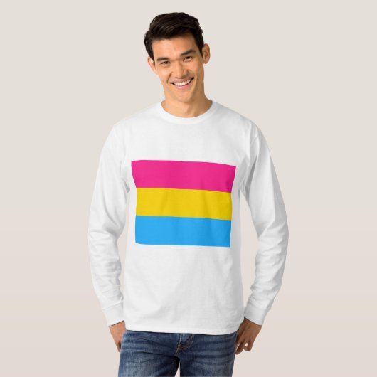 Pansexual Pride (Pan Flag) T-Shirt (Vorne ganz)