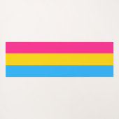 Pansexual Pride (Pan Flag) Yogamatte (Rückseite (Horizontal))