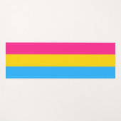 Pansexual Pride (Pan Flag) Yogamatte (Vorderseite (Horizontal))