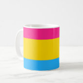 Pansexual Pride Paradise Tasse - Farbsipp (Vorderseite Links)